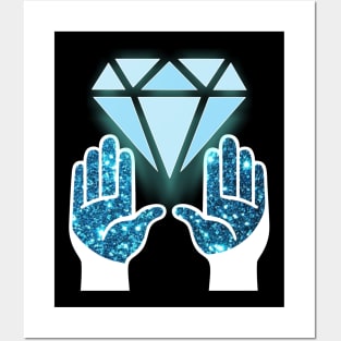 Diamond Hands HODL Posters and Art